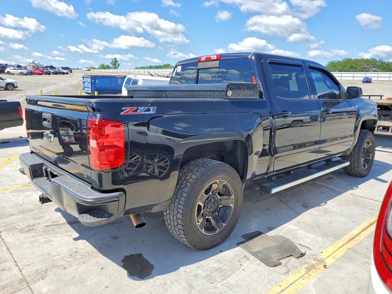 2015 Chevrolet Silverado K1500 Lt Black vin: 3GCUKRECXFG312155