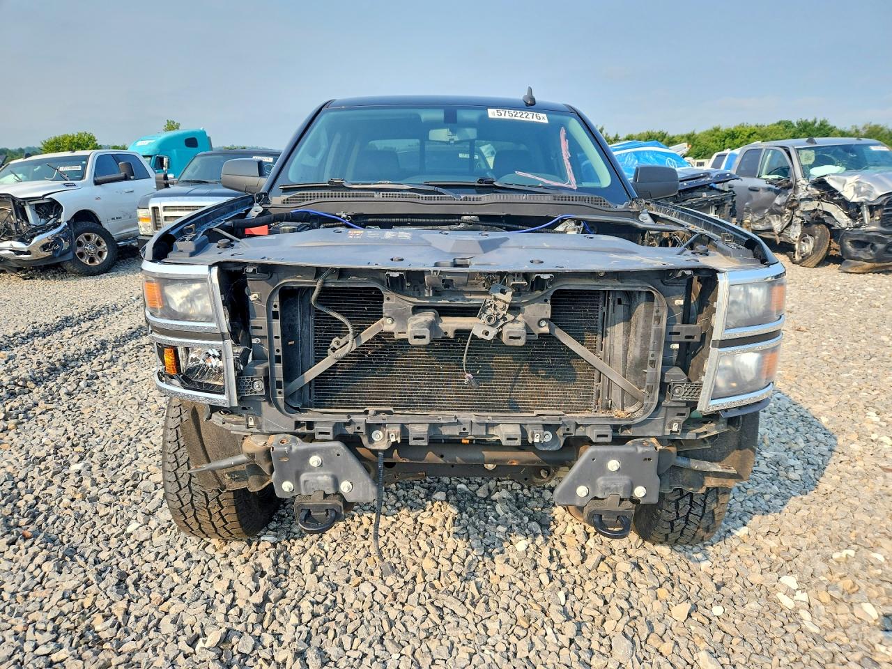 2015 Chevrolet Silverado K1500 Lt Black vin: 3GCUKRECXFG312155