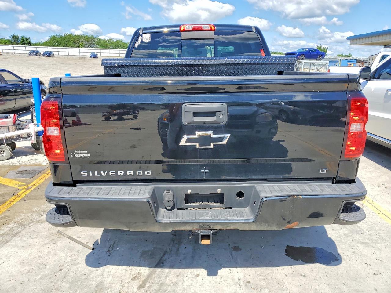 2015 Chevrolet Silverado K1500 Lt Black vin: 3GCUKRECXFG312155