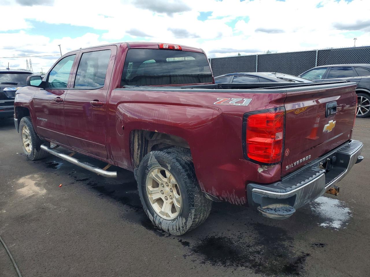 2015 Chevrolet Silverado K1500 Lt Red vin: 3GCUKRECXFG352896