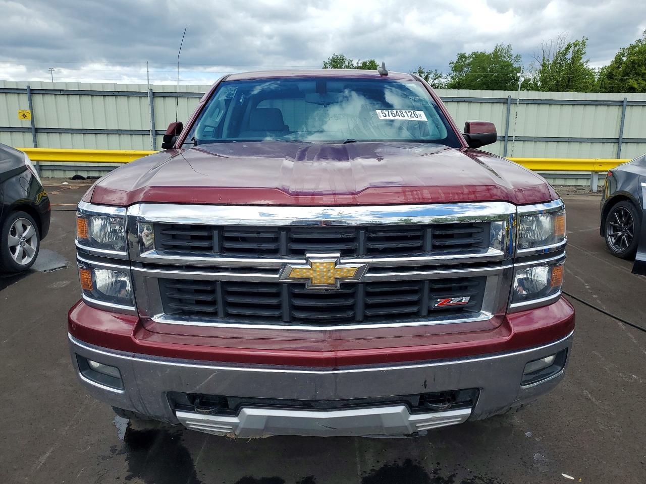 2015 Chevrolet Silverado K1500 Lt Red vin: 3GCUKRECXFG352896