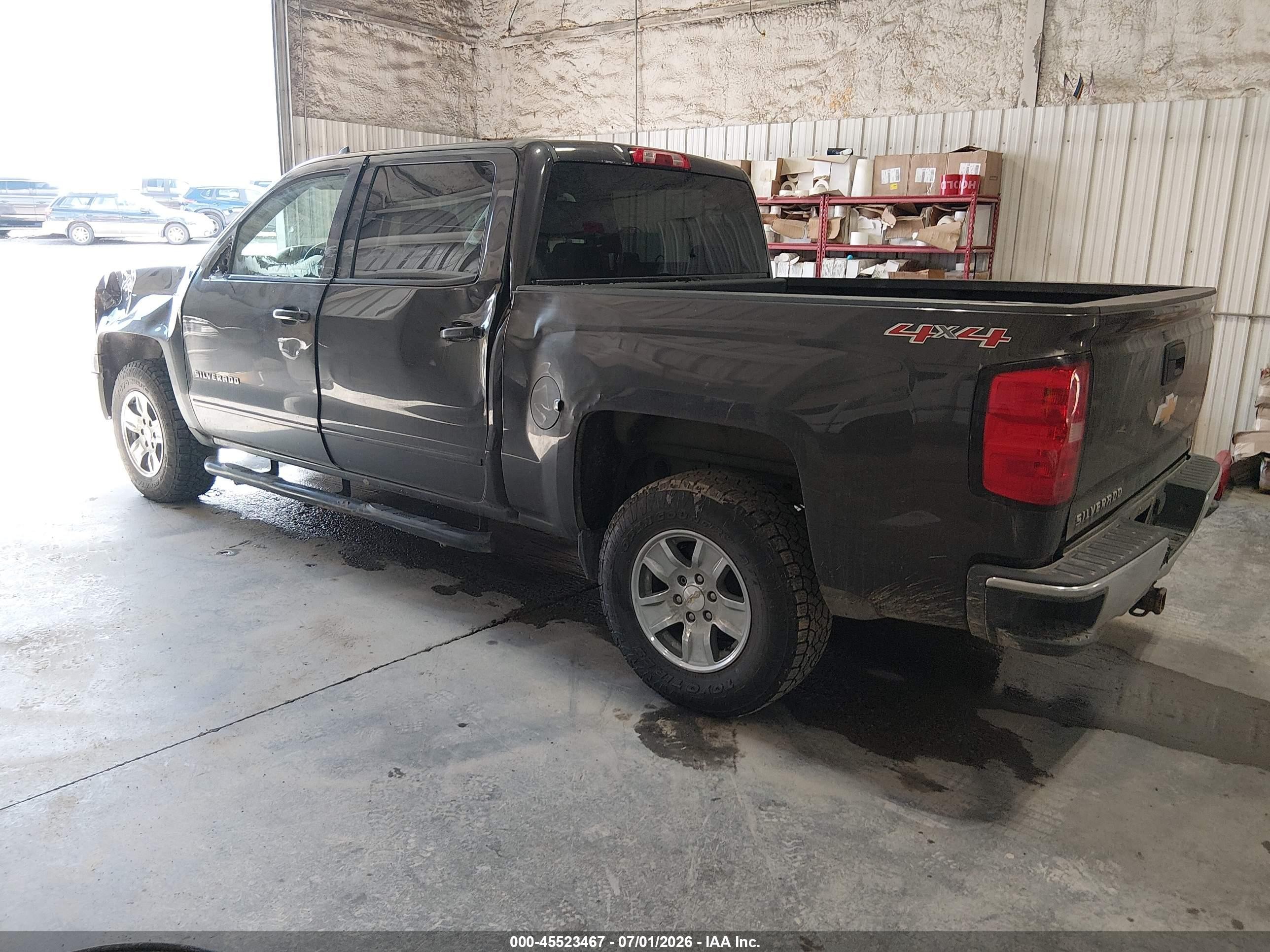 2015 Chevrolet Silverado 1500 Lt Gray vin: 3GCUKRECXFG432618