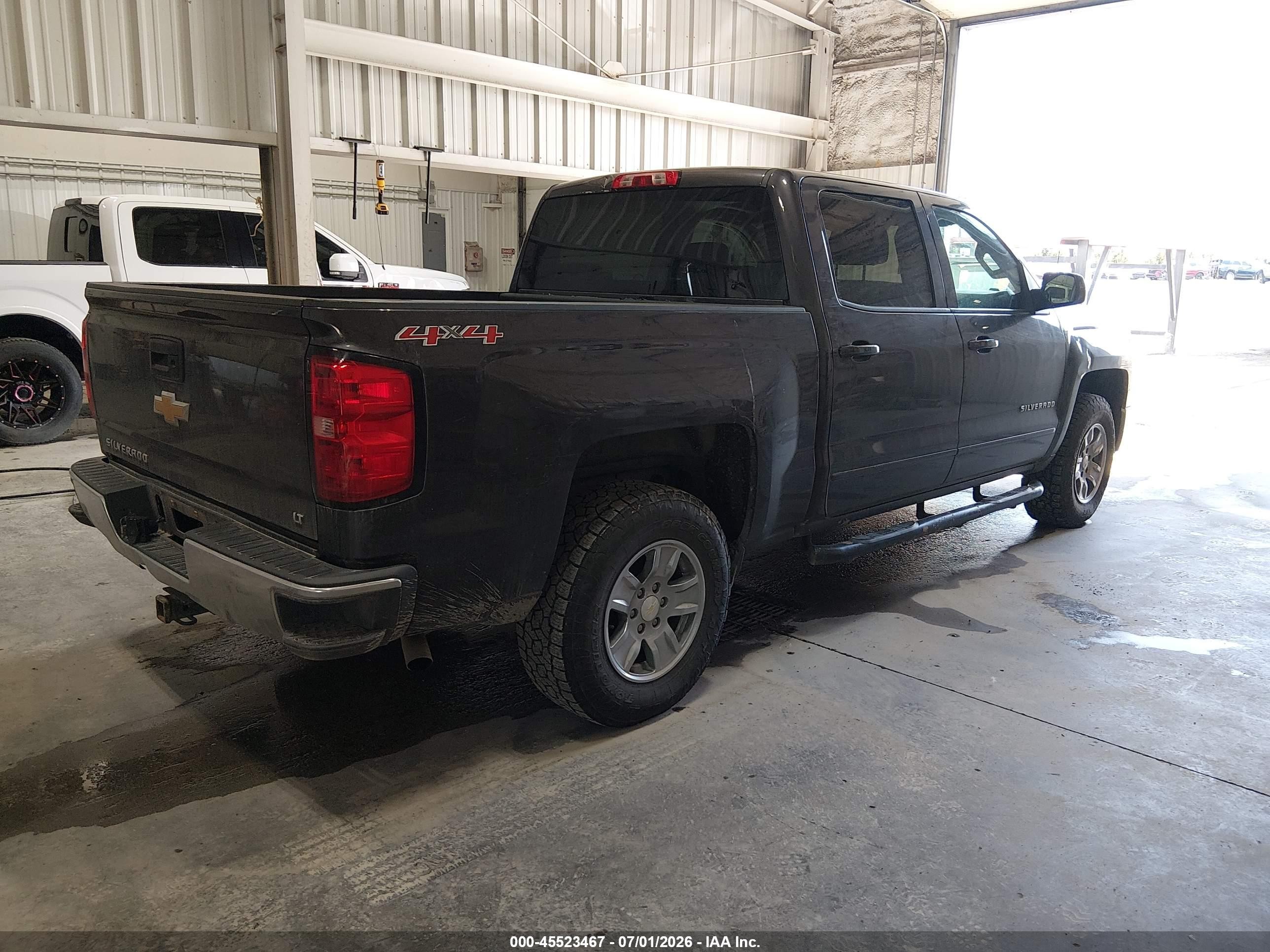 2015 Chevrolet Silverado 1500 Lt Gray vin: 3GCUKRECXFG432618