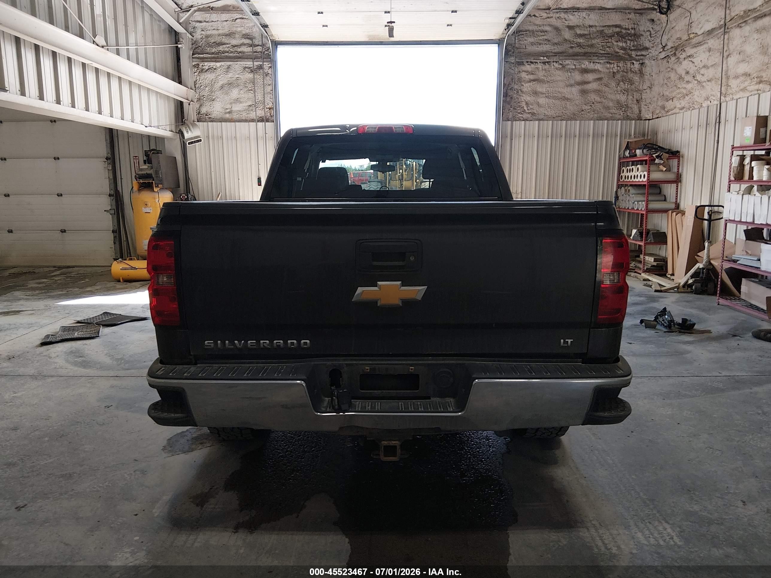 2015 Chevrolet Silverado 1500 Lt Gray vin: 3GCUKRECXFG432618