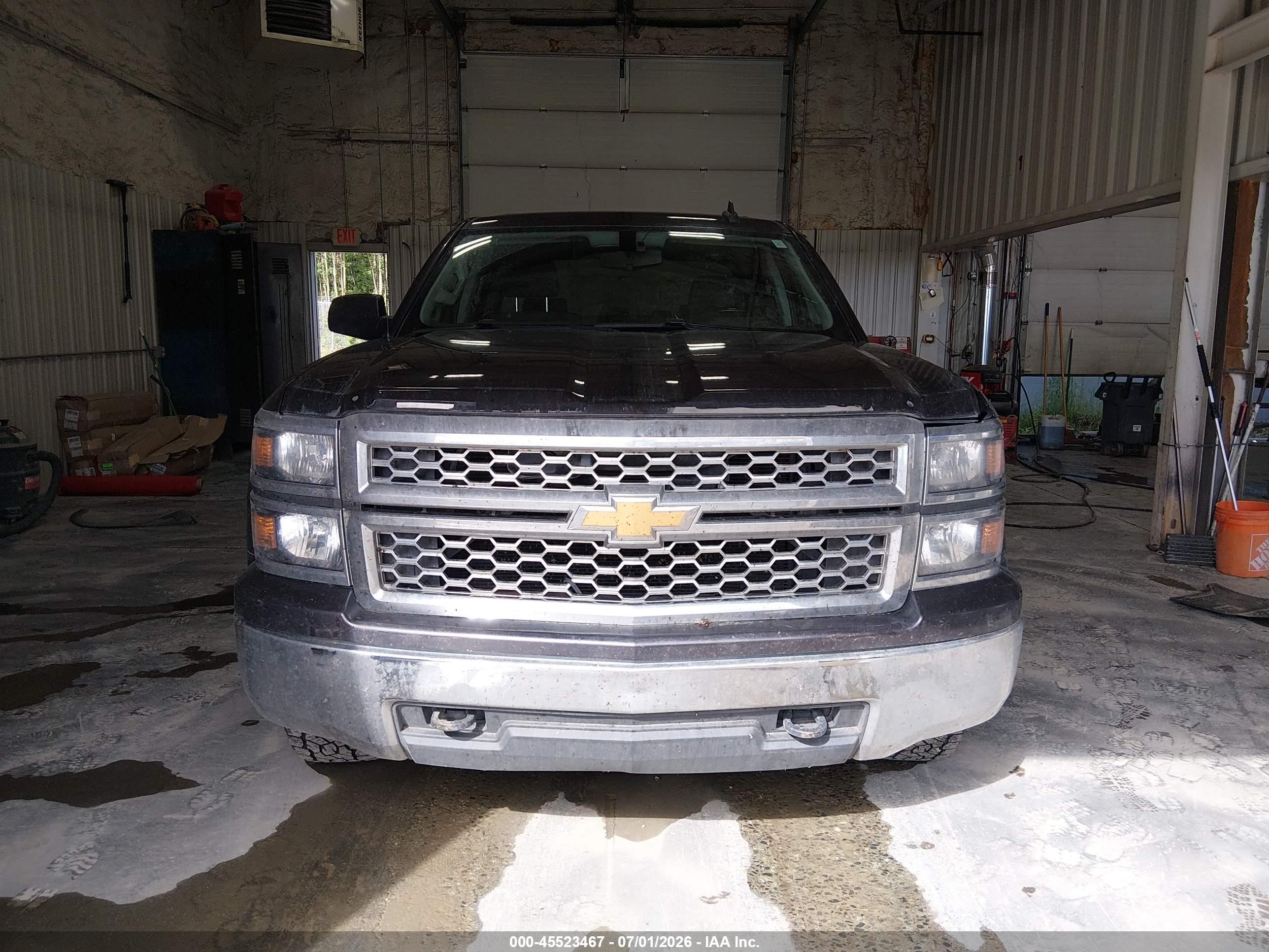 2015 Chevrolet Silverado 1500 Lt Gray vin: 3GCUKRECXFG432618