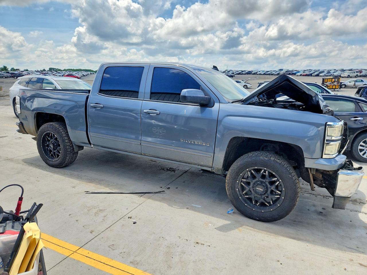 2015 Chevrolet Silverado K1500 Lt Синий vin: 3GCUKRECXFG484198