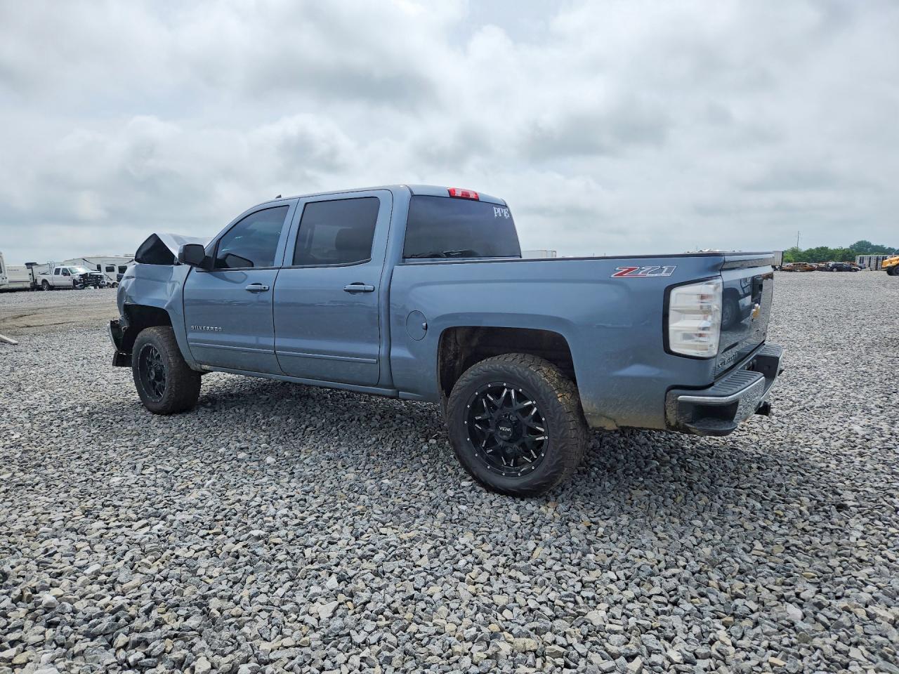 2015 Chevrolet Silverado K1500 Lt Синий vin: 3GCUKRECXFG484198
