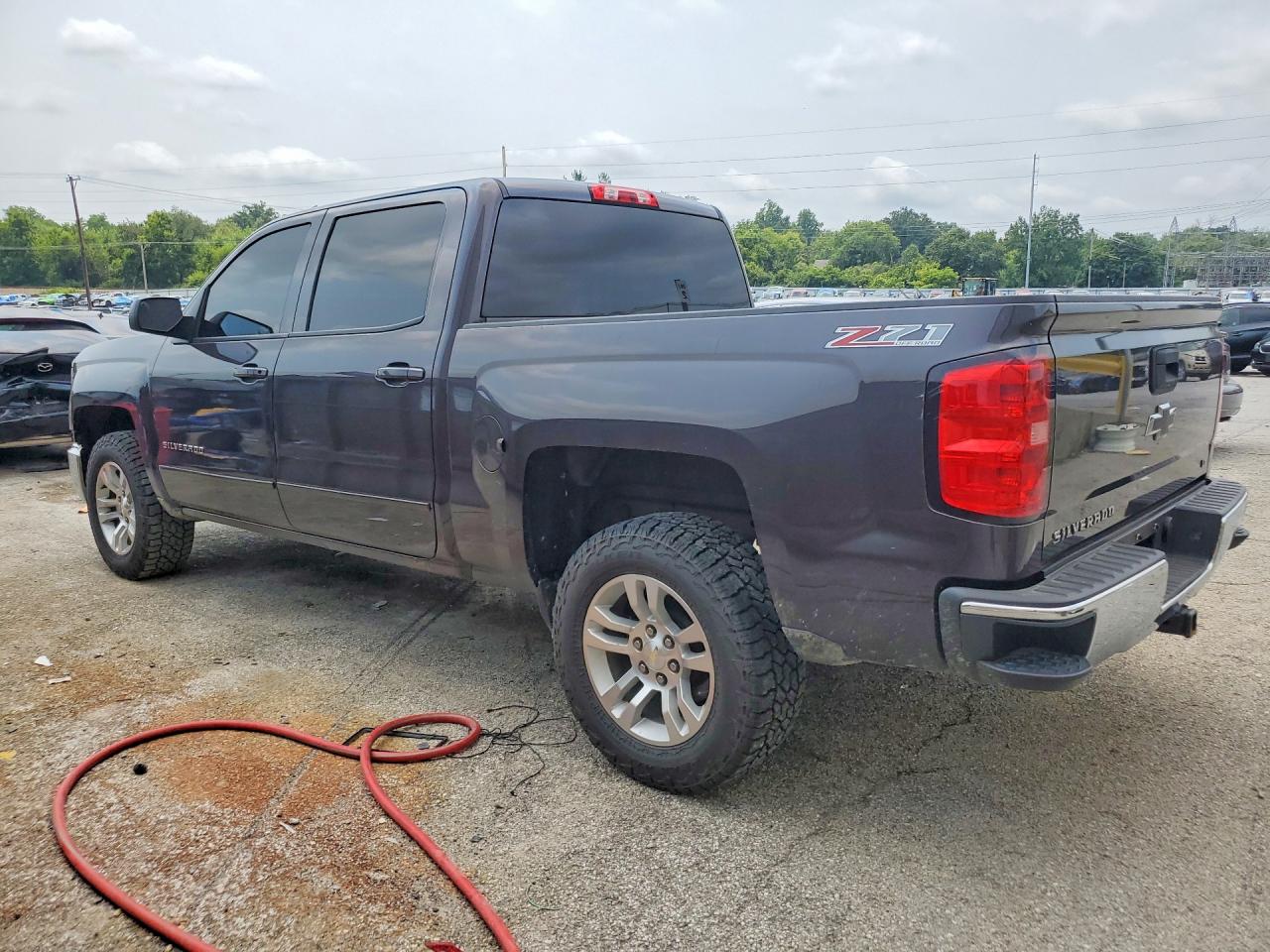 2015 Chevrolet Silverado K1500 Lt Black vin: 3GCUKRECXFG489692