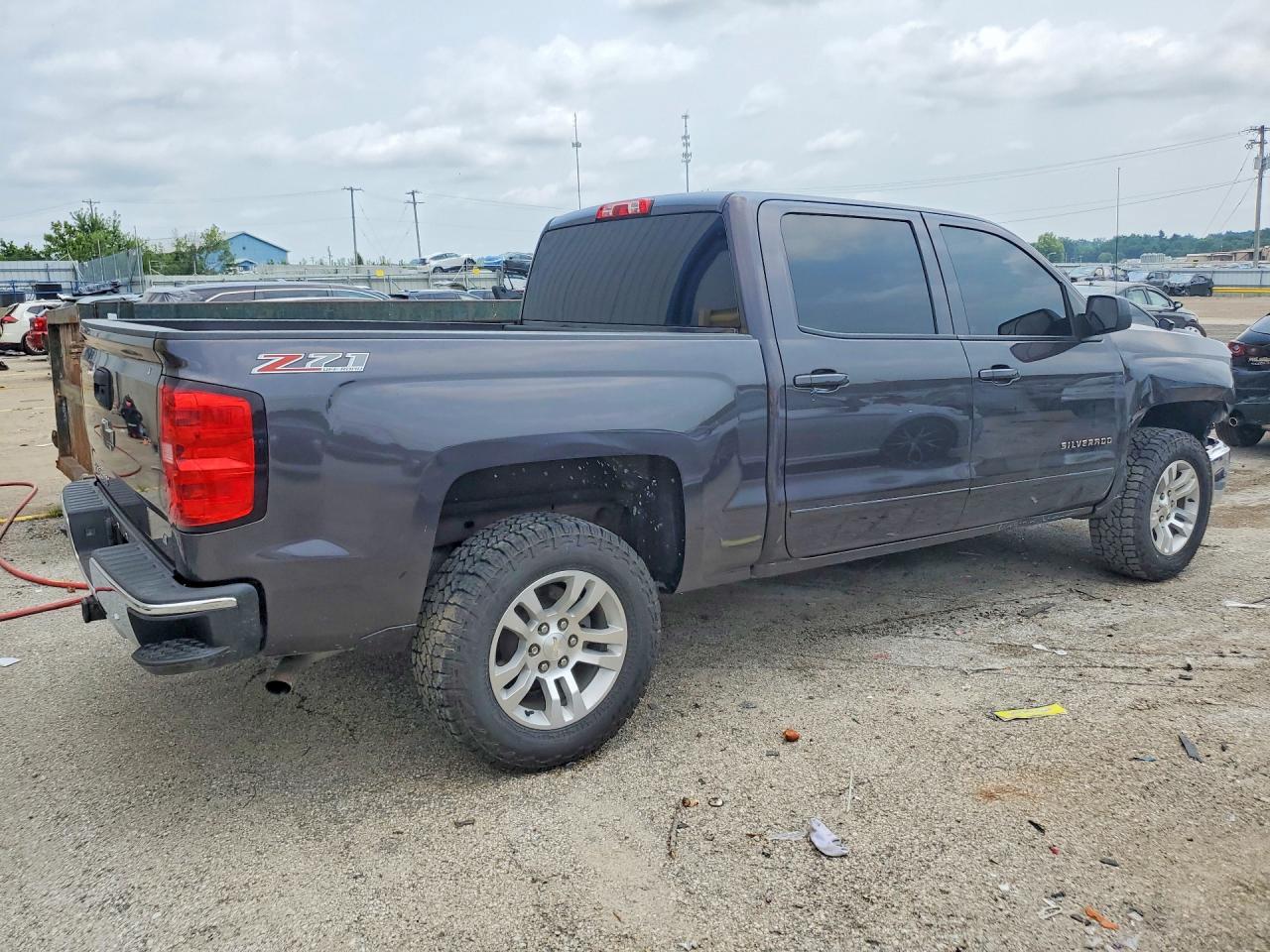 2015 Chevrolet Silverado K1500 Lt Black vin: 3GCUKRECXFG489692