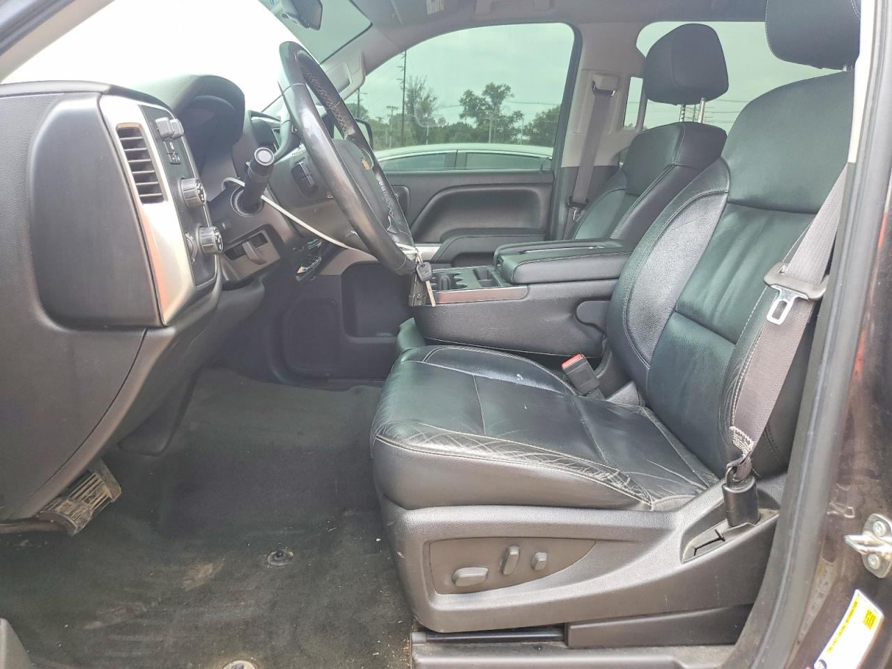 2015 Chevrolet Silverado K1500 Lt Black vin: 3GCUKRECXFG489692
