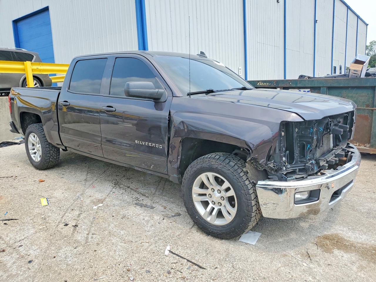 2015 Chevrolet Silverado K1500 Lt Black vin: 3GCUKRECXFG489692