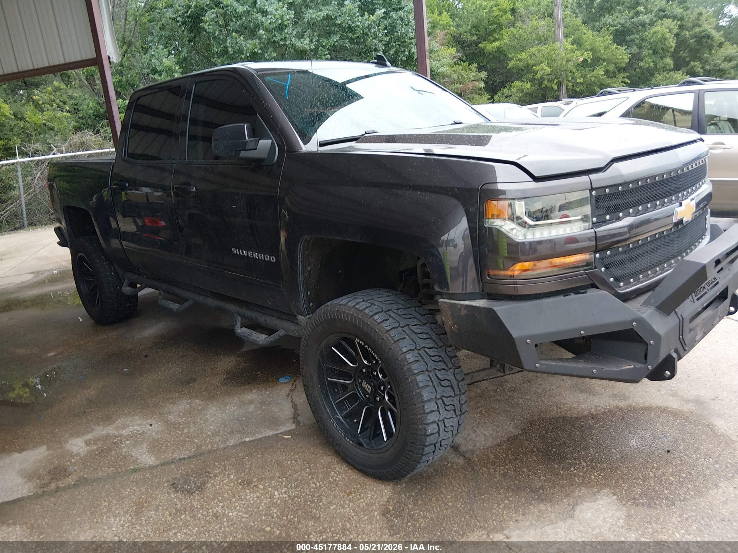 2016 Chevrolet Silverado 1500 2lt Black vin: 3GCUKRECXGG178541