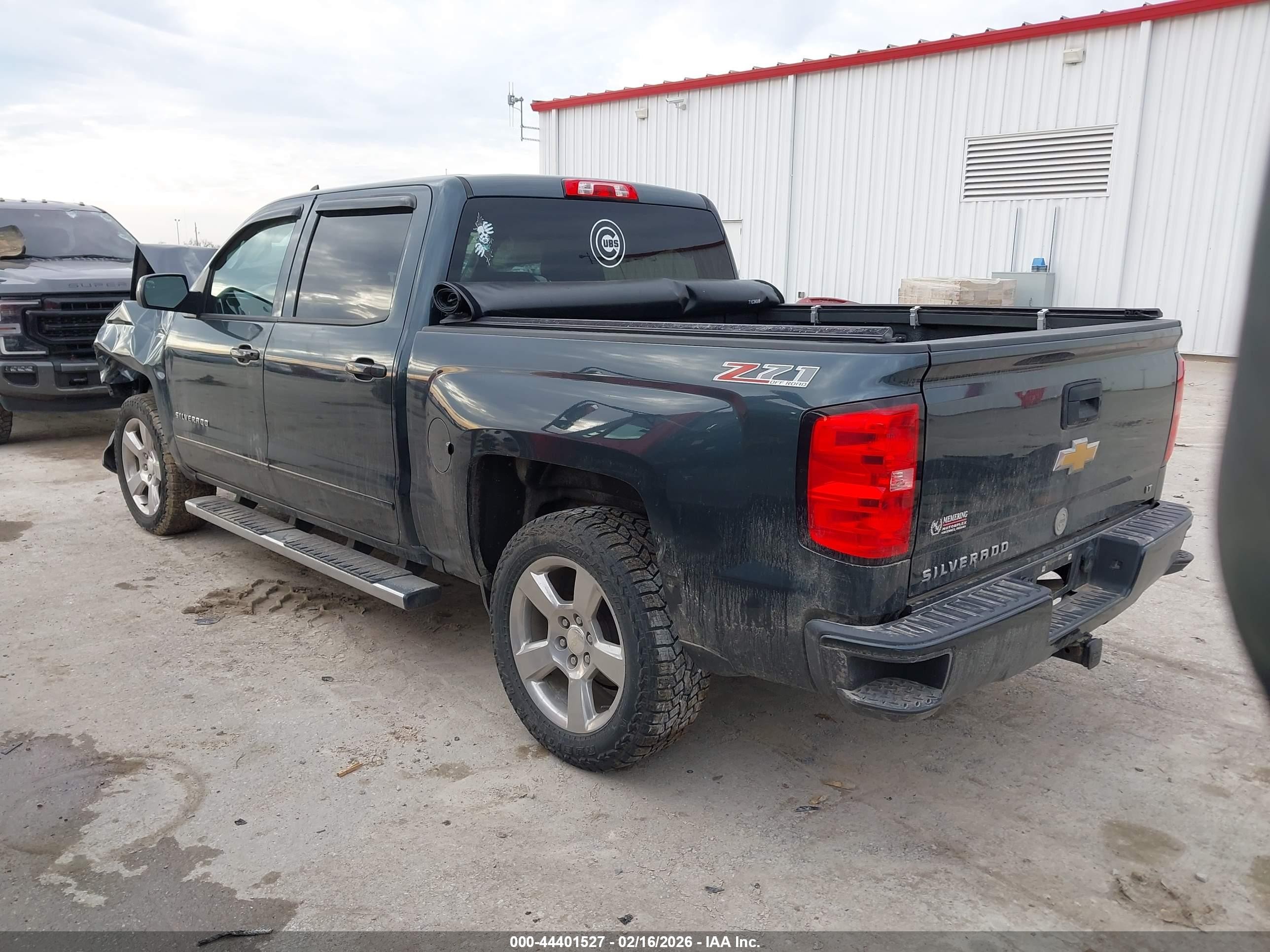 2017 Chevrolet Silverado 1500 2lt Gray vin: 3GCUKRECXHG302938