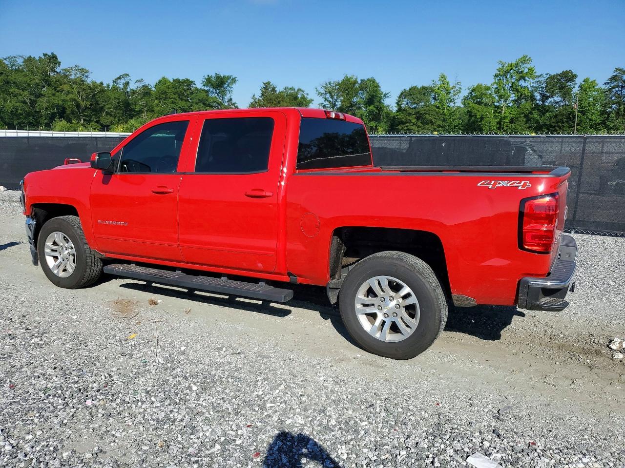 2017 Chevrolet Silverado K1500 Lt Red vin: 3GCUKRECXHG501553