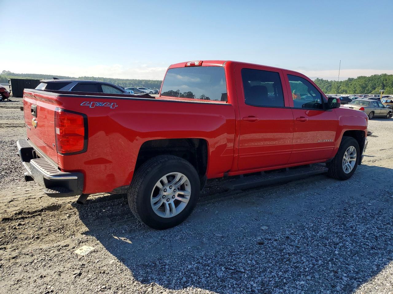 2017 Chevrolet Silverado K1500 Lt Red vin: 3GCUKRECXHG501553