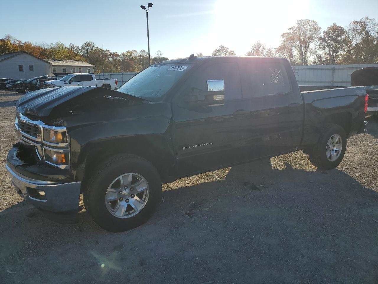 2014 Chevrolet Silverado K1500 Lt Black vin: 3GCUKREH0EG190349