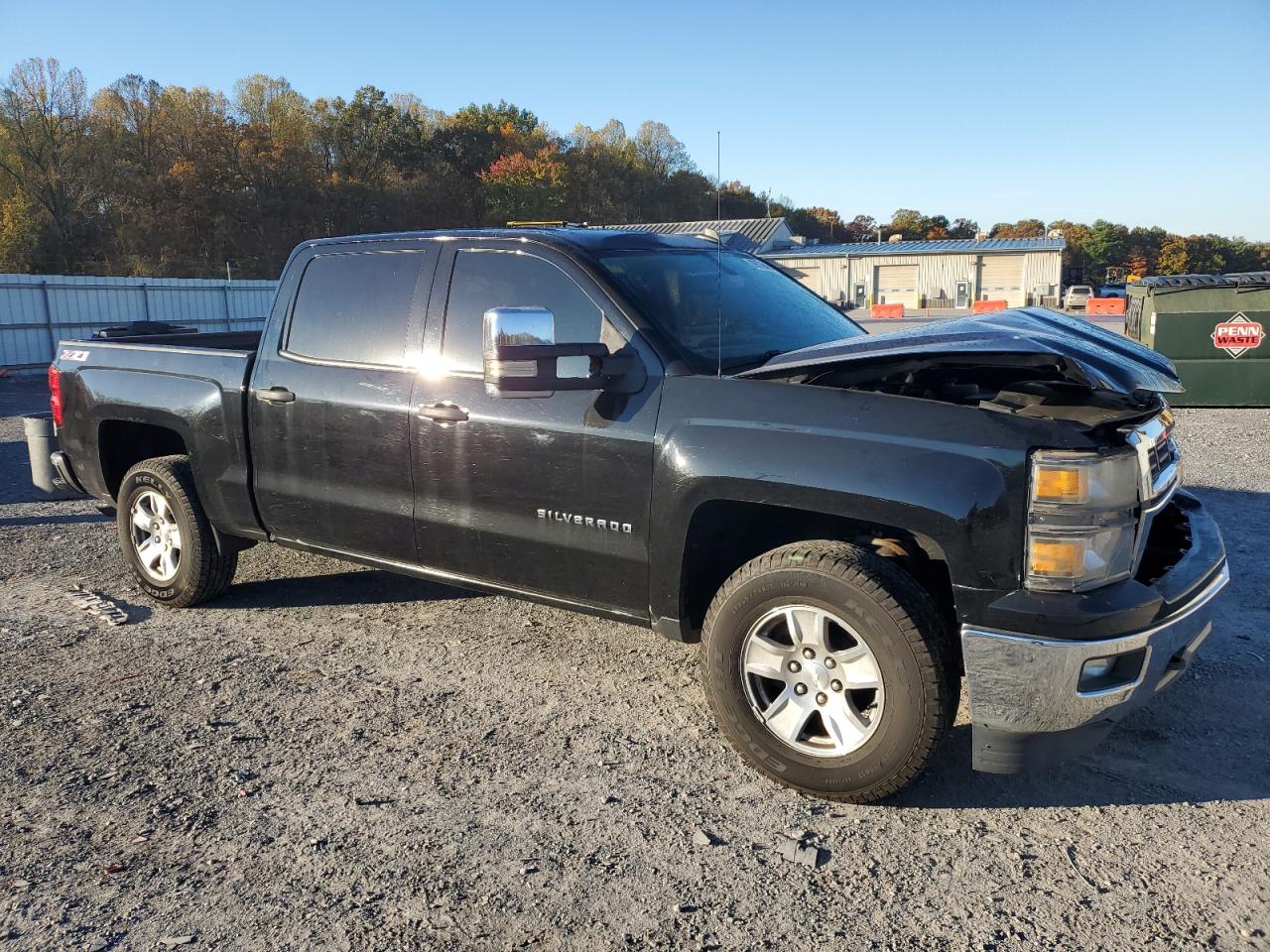 2014 Chevrolet Silverado K1500 Lt Black vin: 3GCUKREH0EG190349