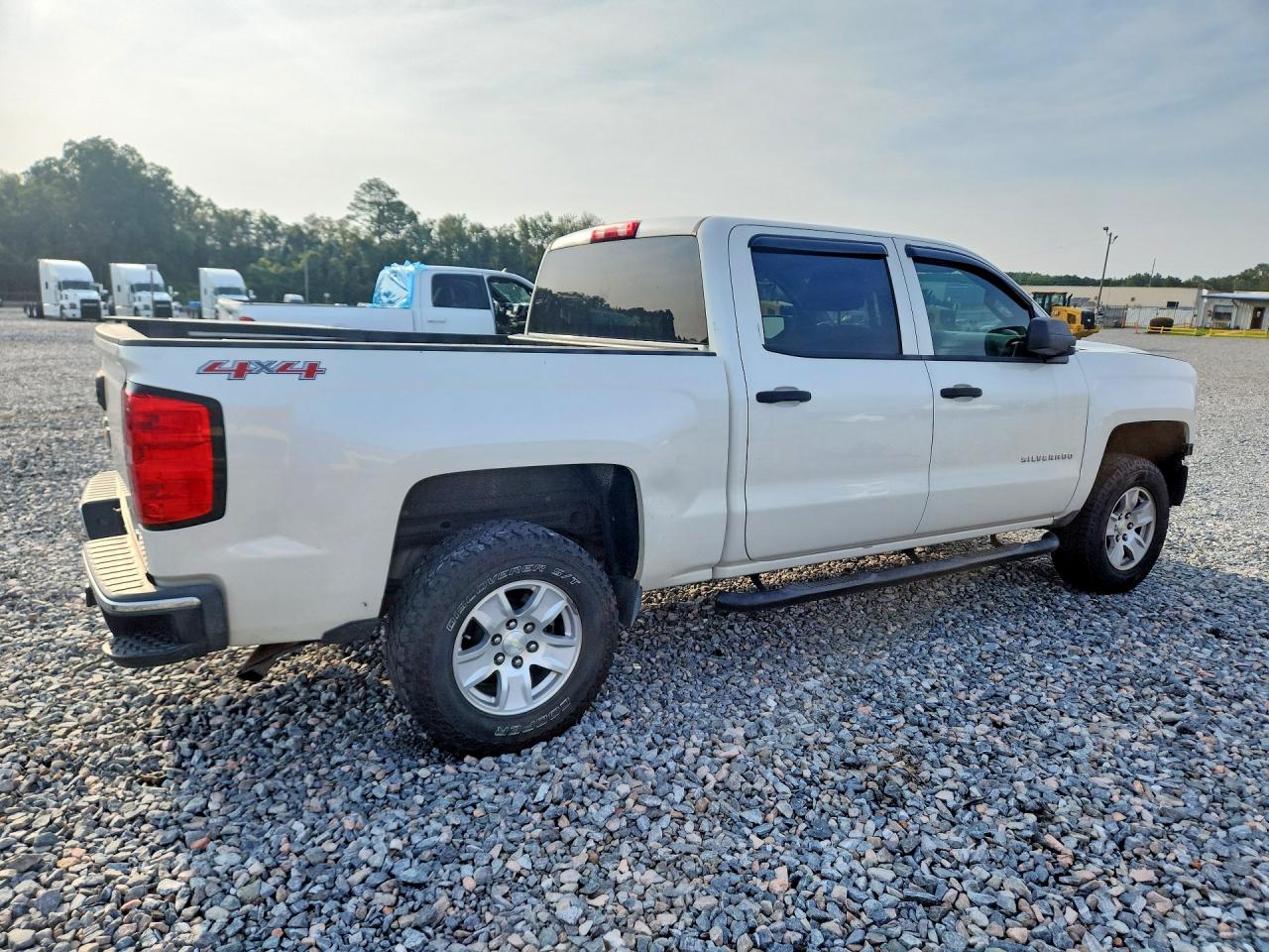 2014 Chevrolet Silverado K1500 Lt White vin: 3GCUKREH0EG344834