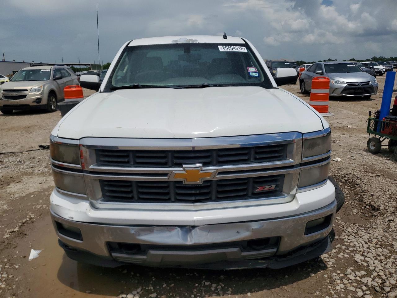 2014 Chevrolet Silverado K1500 Lt White vin: 3GCUKREH2EG100246