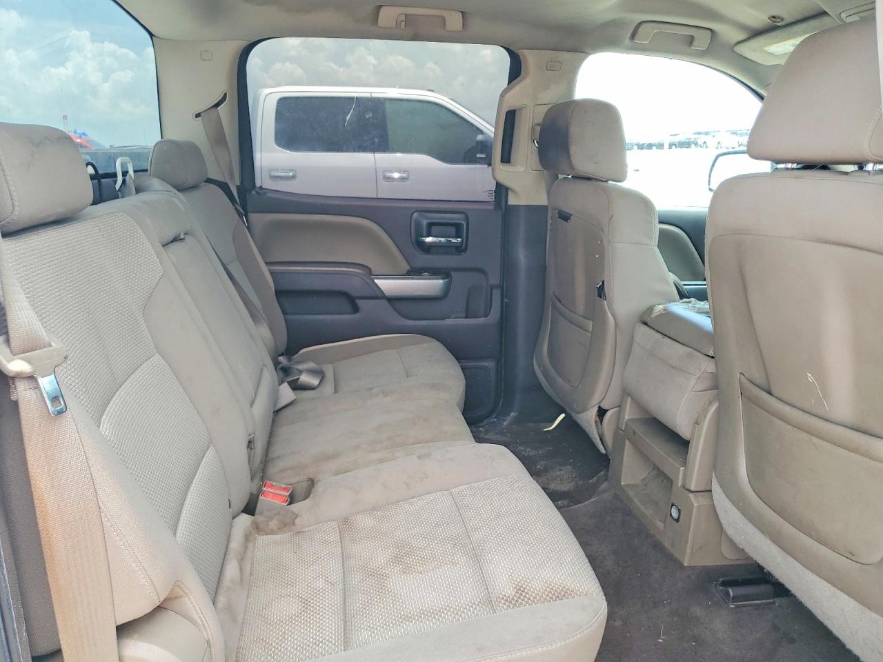 2014 Chevrolet Silverado K1500 Lt White vin: 3GCUKREH2EG100246