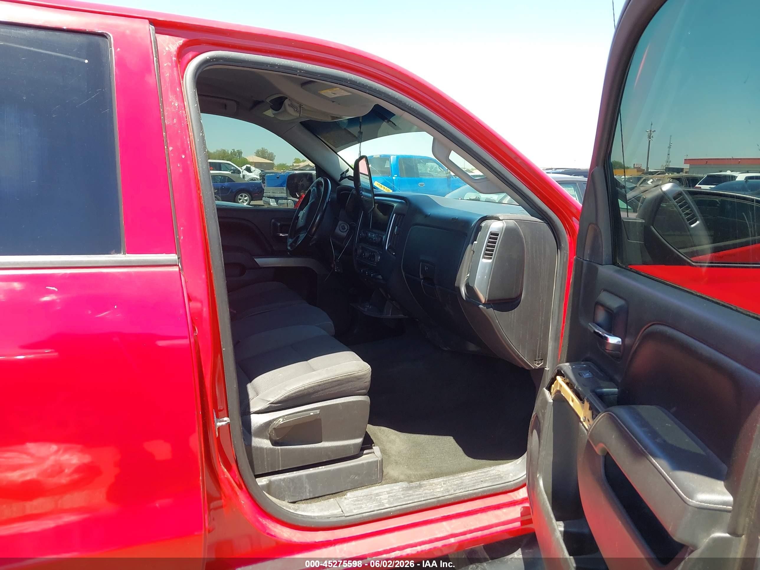 2014 Chevrolet Silverado 1500 1lt Red vin: 3GCUKREH2EG202730
