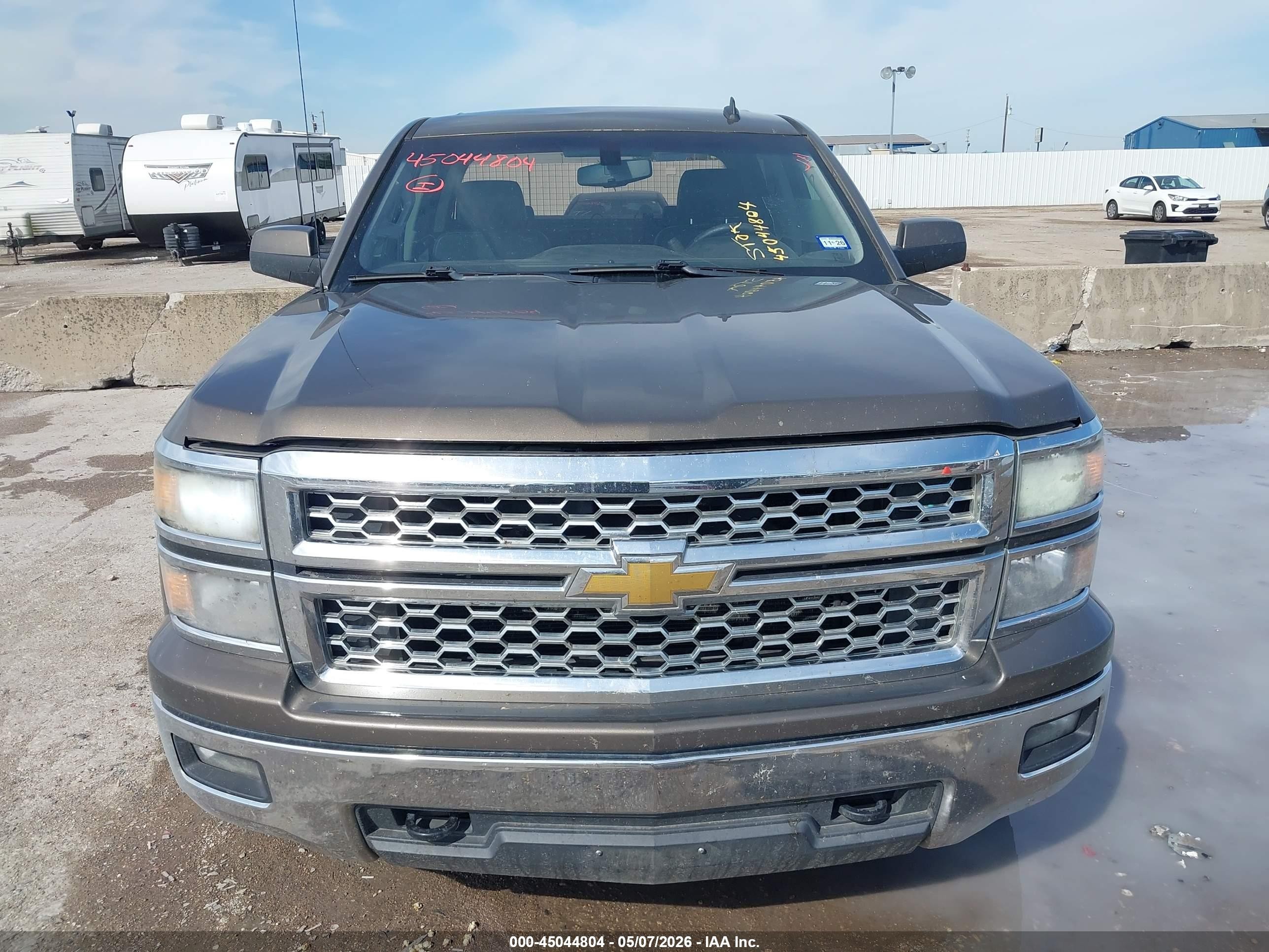 2014 Chevrolet Silverado 1500 1lt Brown vin: 3GCUKREH2EG570499