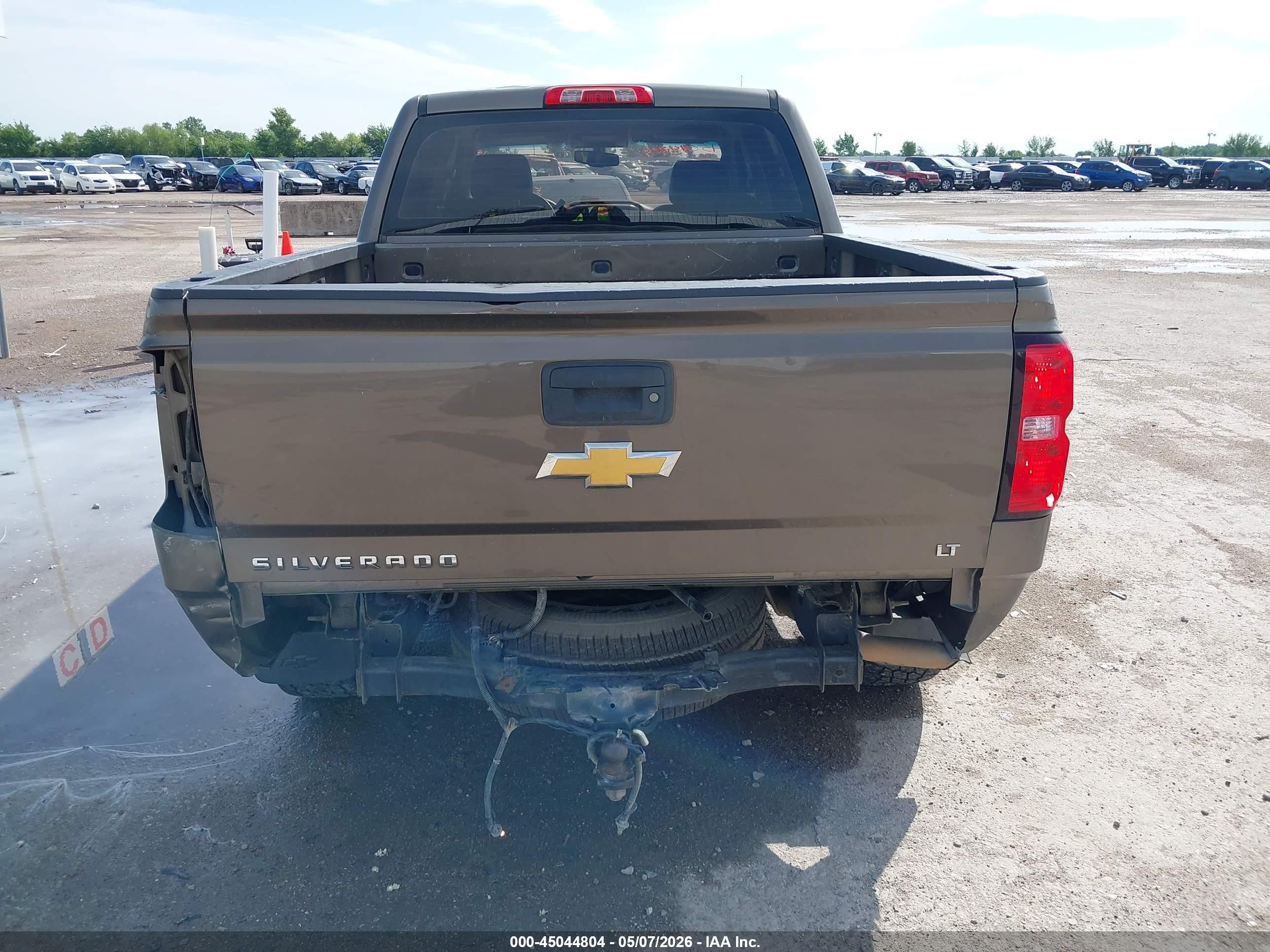 2014 Chevrolet Silverado 1500 1lt Brown vin: 3GCUKREH2EG570499