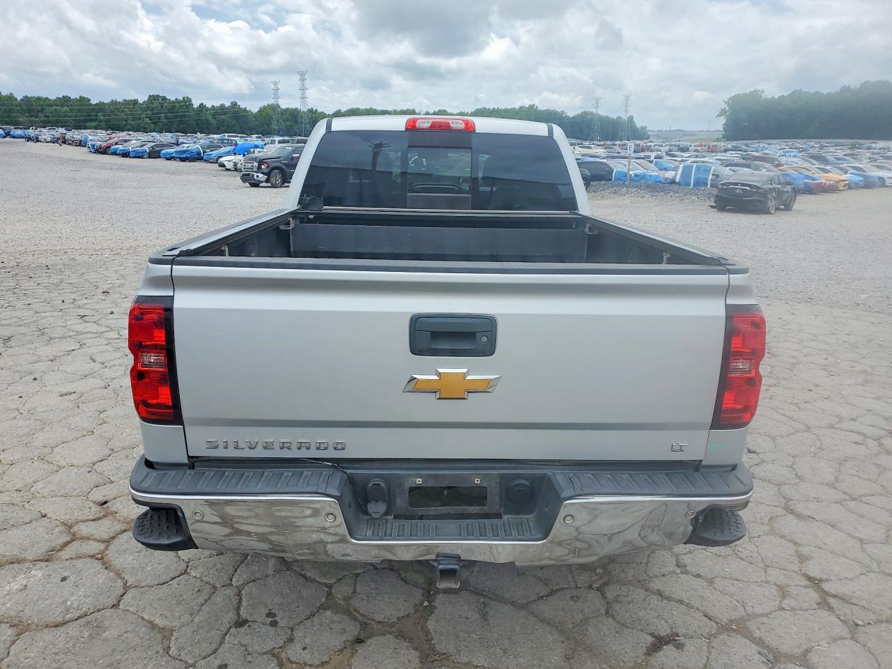 2015 Chevrolet Silverado K1500 Lt Silver vin: 3GCUKREH2FG300142