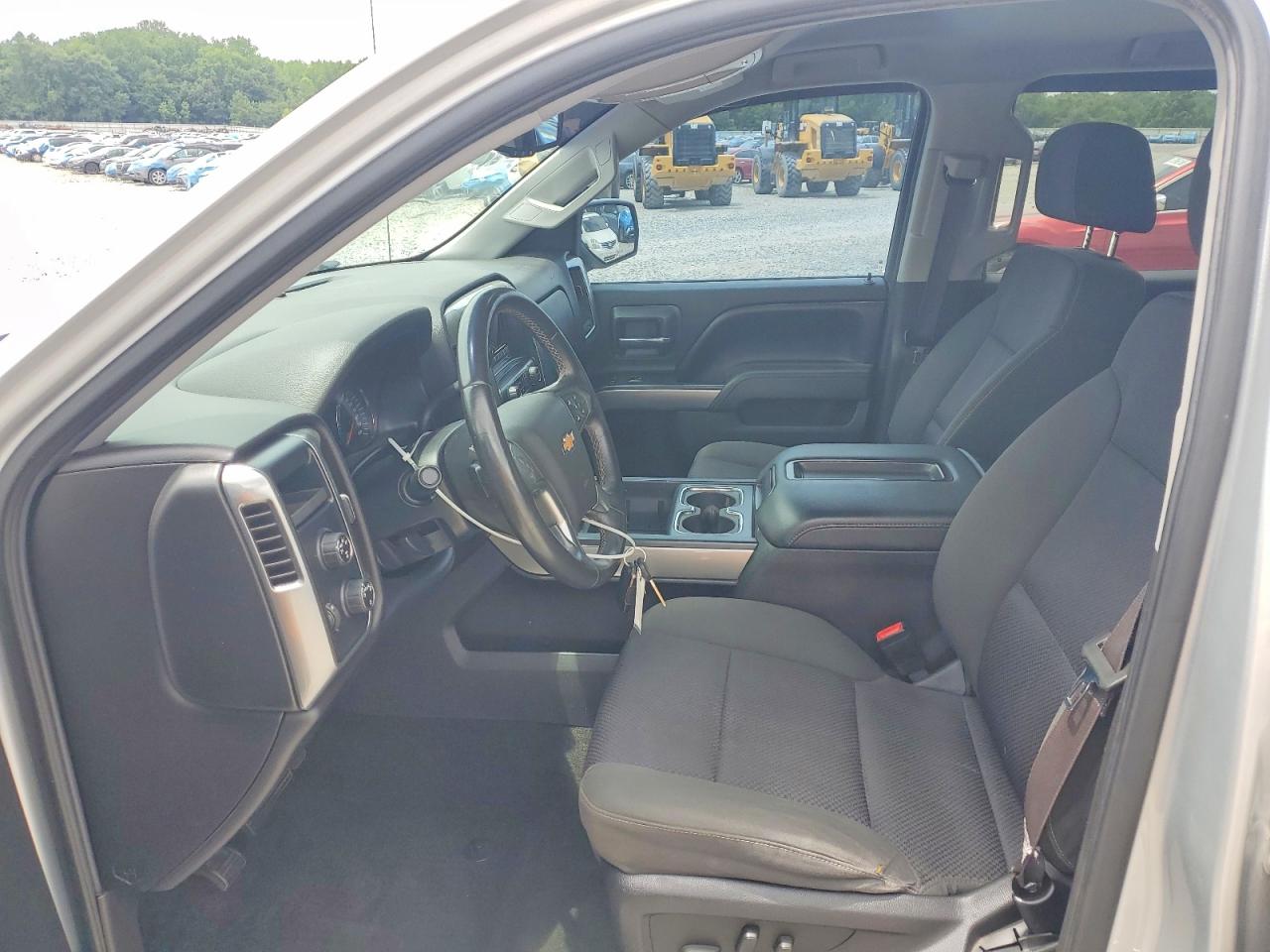2015 Chevrolet Silverado K1500 Lt Silver vin: 3GCUKREH2FG300142