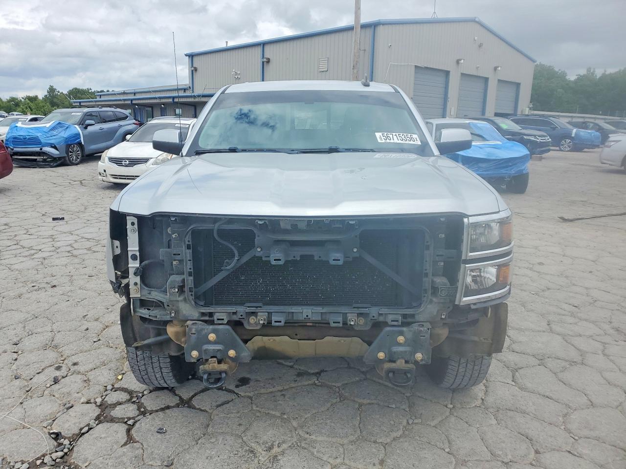 2015 Chevrolet Silverado K1500 Lt Silver vin: 3GCUKREH2FG300142