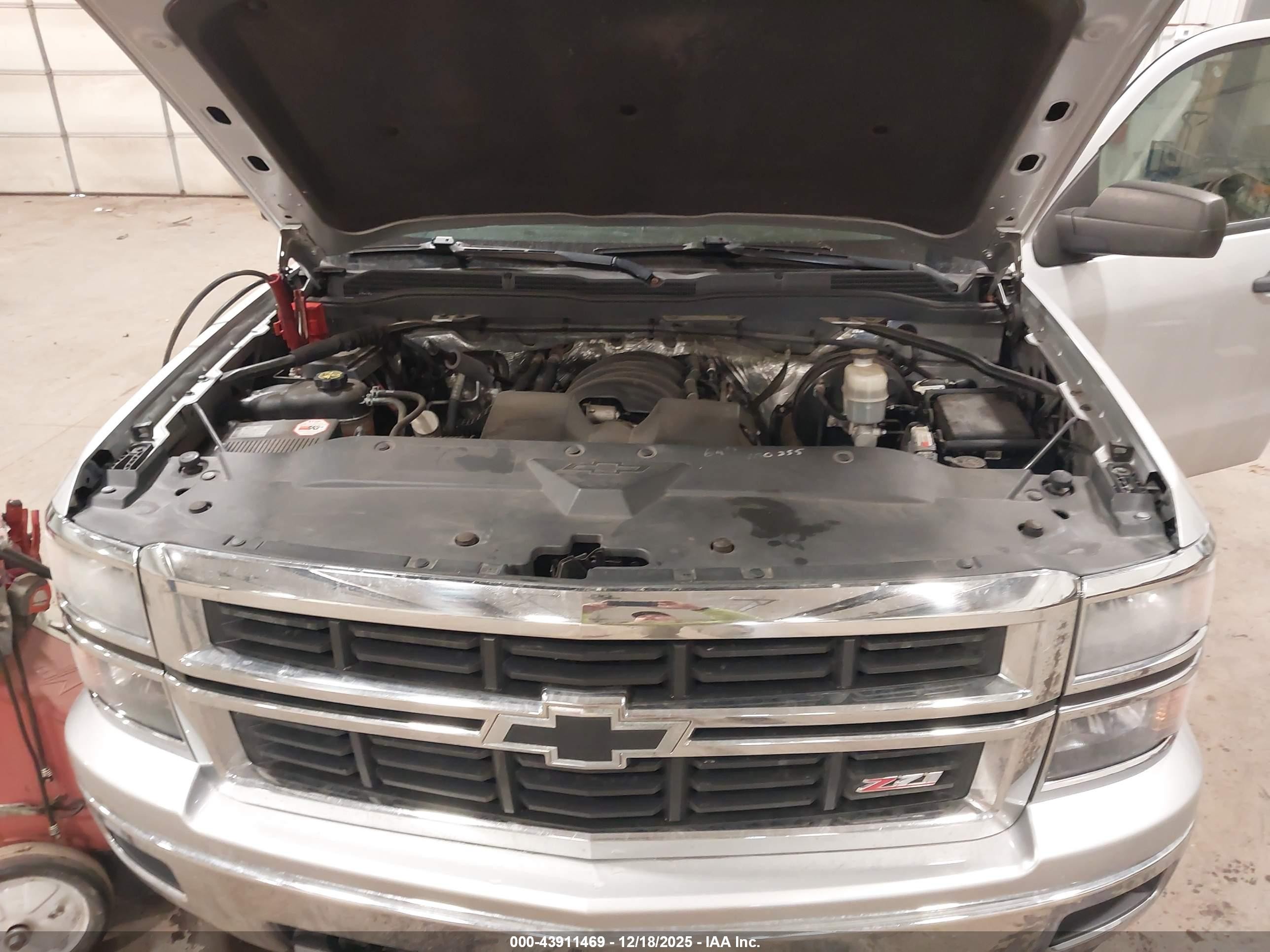 2014 Chevrolet Silverado 1500 2lt Silver vin: 3GCUKREH3EG277596