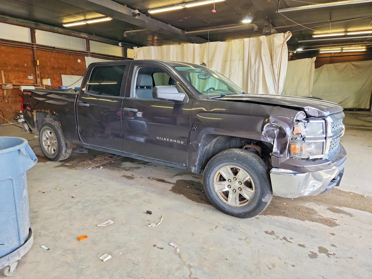 2014 Chevrolet Silverado K1500 Lt Black vin: 3GCUKREH3EG392991