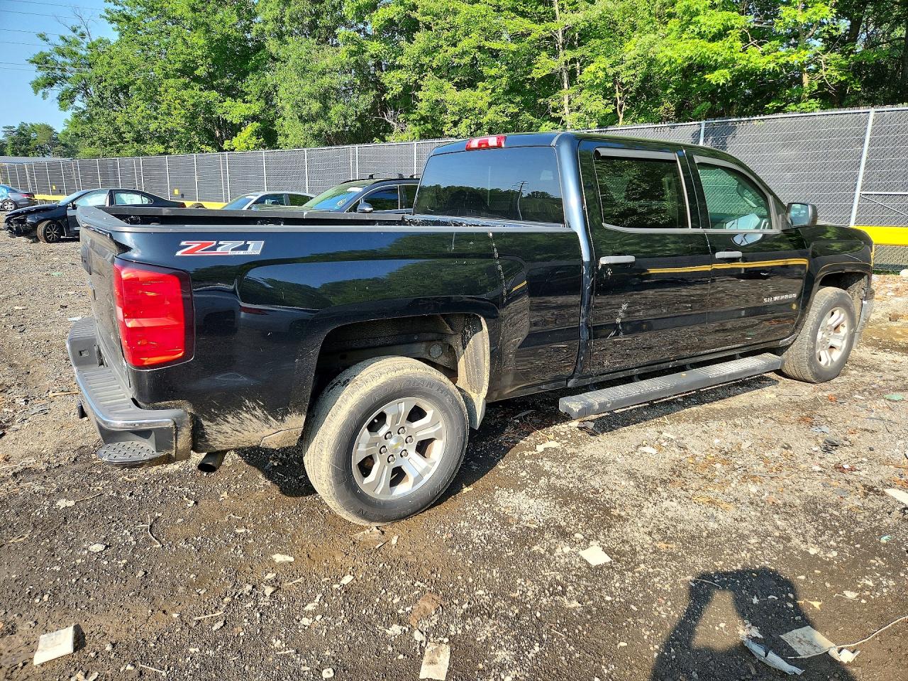 2014 Chevrolet Silverado K1500 Lt Black vin: 3GCUKREH4EG164501