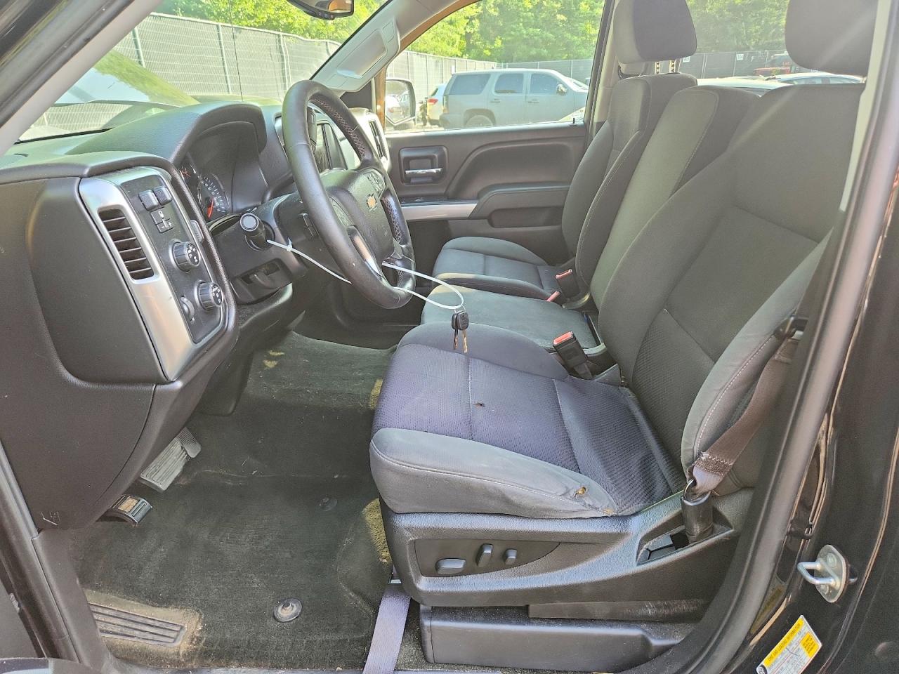 2014 Chevrolet Silverado K1500 Lt Black vin: 3GCUKREH4EG164501