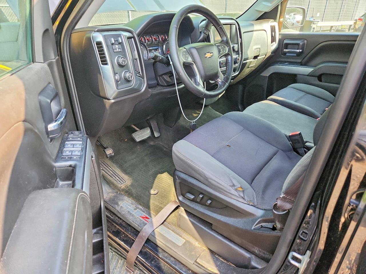 2014 Chevrolet Silverado K1500 Lt Black vin: 3GCUKREH4EG164501