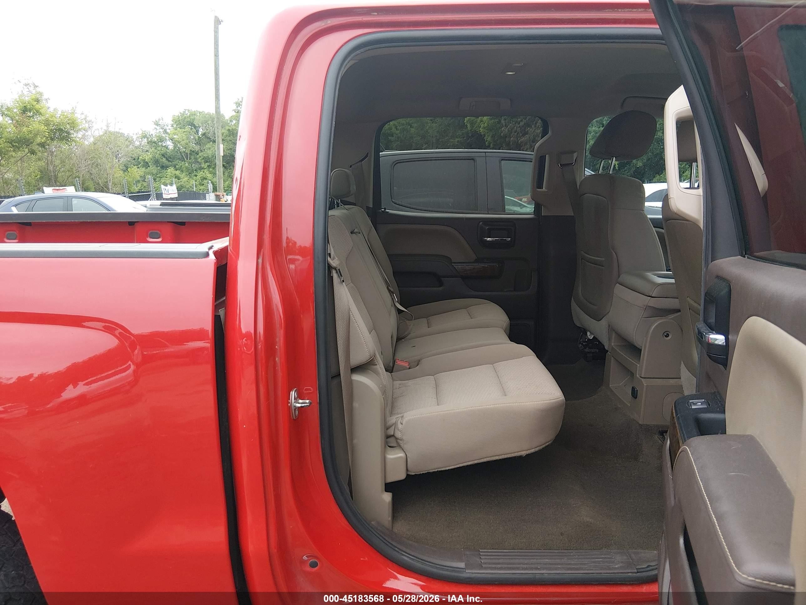 2014 Chevrolet Silverado 1500 1lt Red vin: 3GCUKREH4EG189365