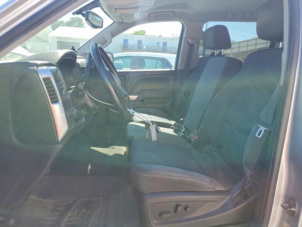 2014 Chevrolet Silverado K1500 Lt Silver vin: 3GCUKREH4EG257048