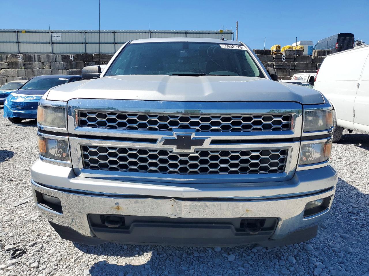 2014 Chevrolet Silverado K1500 Lt Silver vin: 3GCUKREH4EG257048