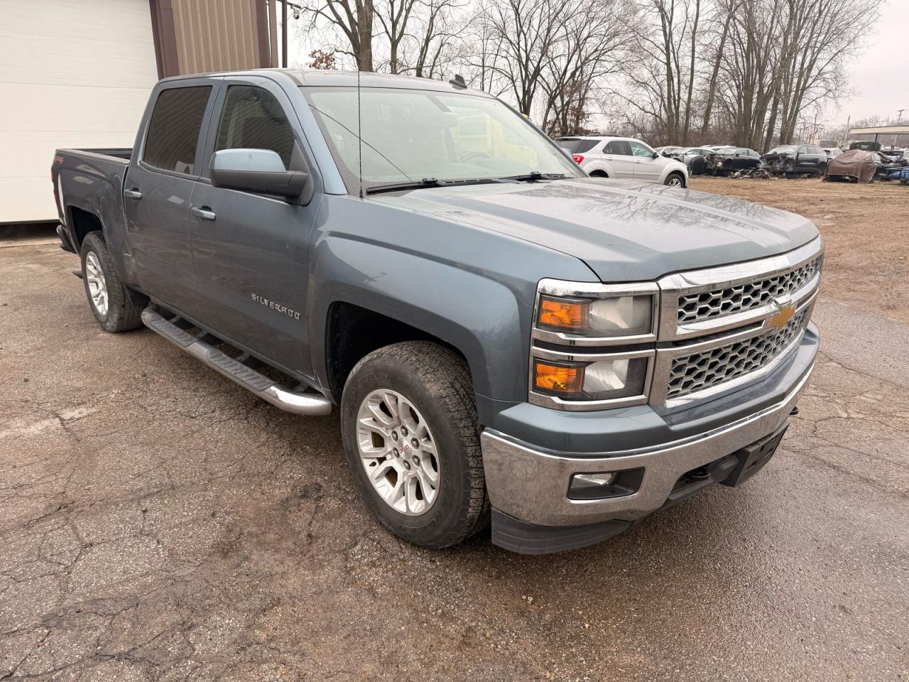 2014 Chevrolet Silverado K1500 Lt Gray vin: 3GCUKREH5EG370426