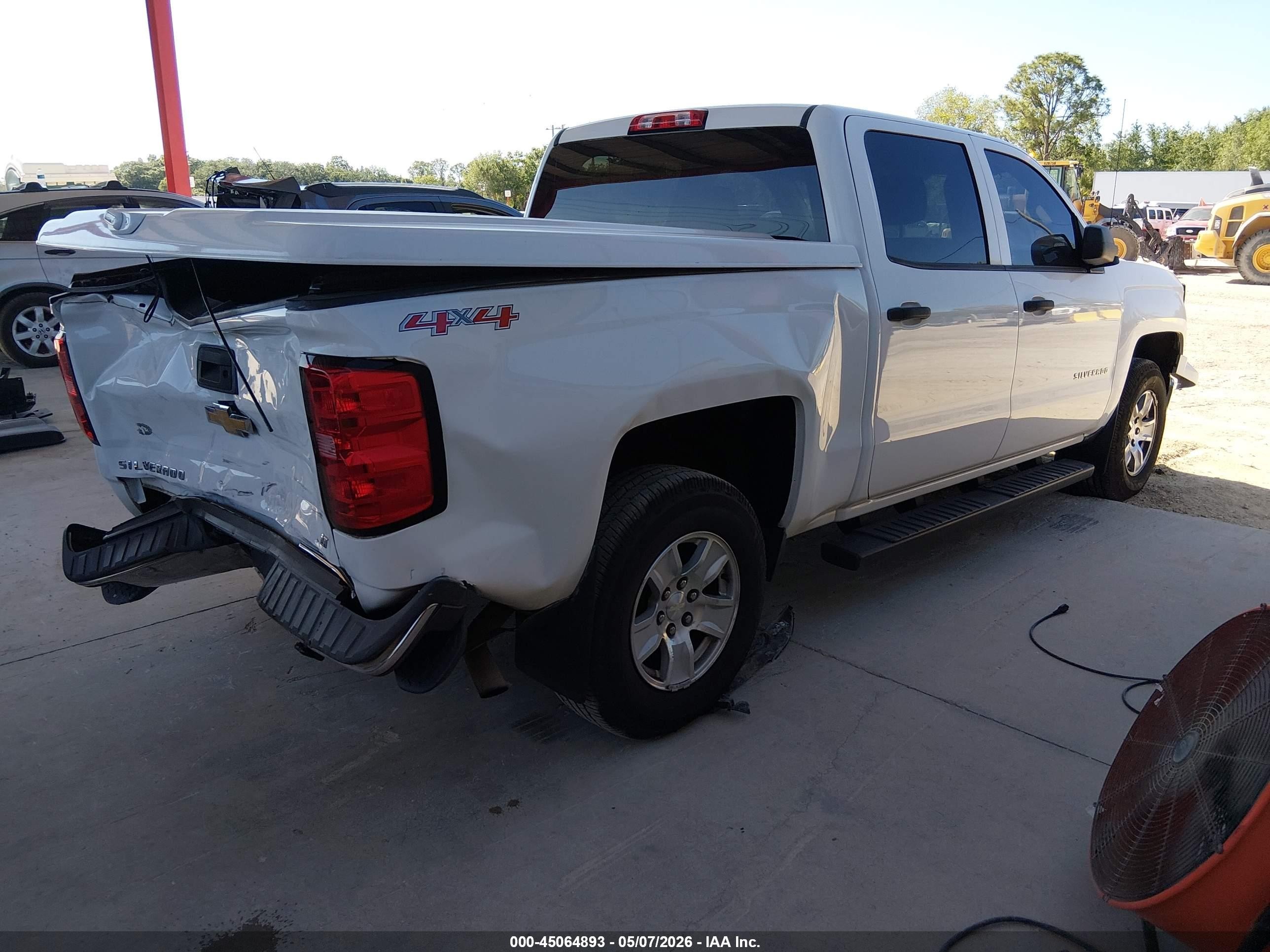 2014 Chevrolet Silverado 1500 1lt Белый vin: 3GCUKREH5EG393821