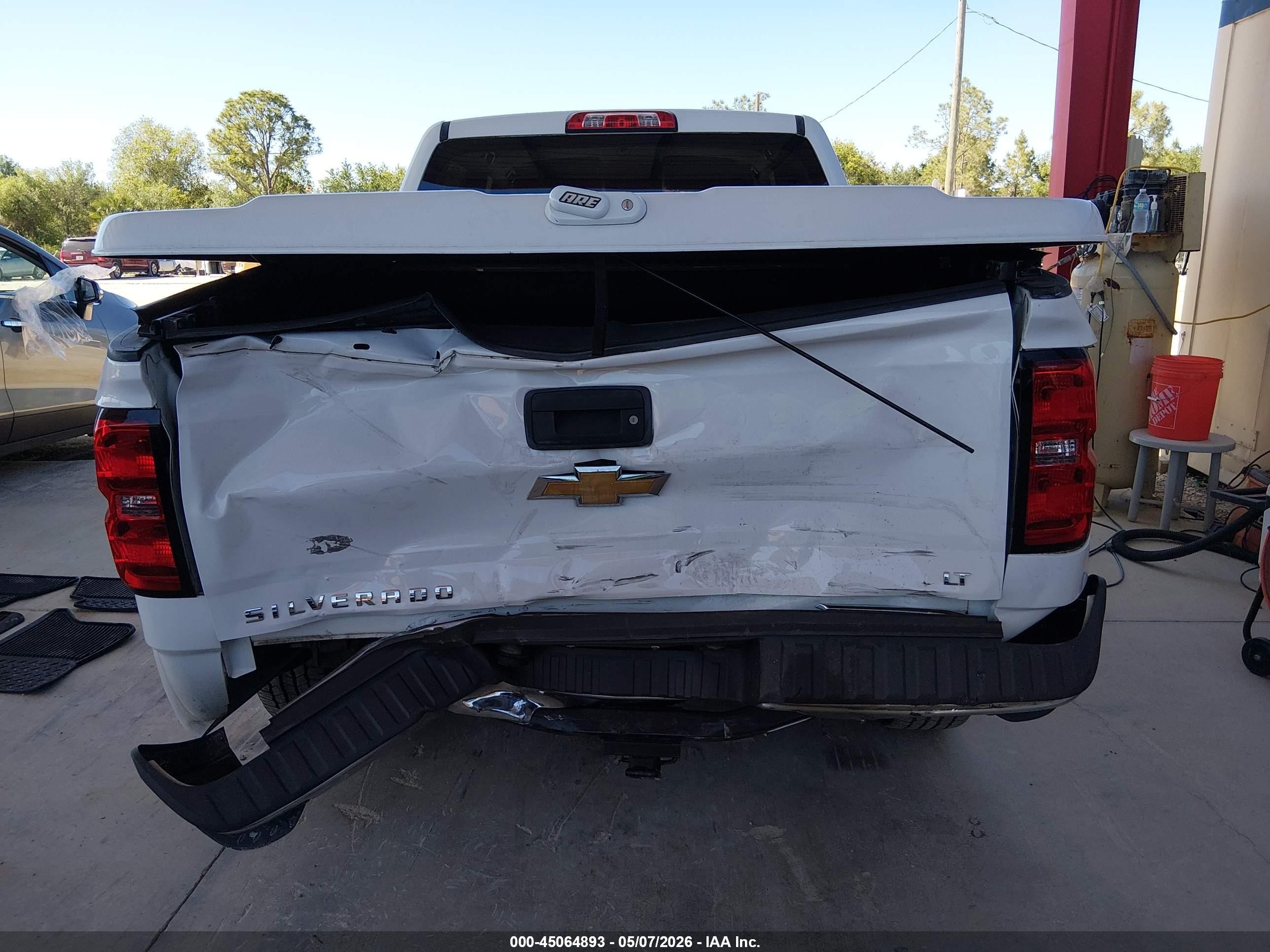2014 Chevrolet Silverado 1500 1lt Белый vin: 3GCUKREH5EG393821