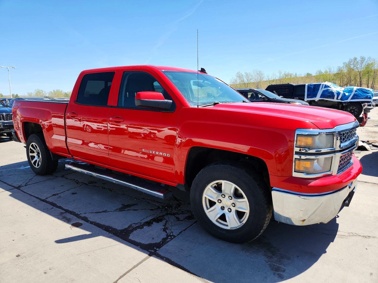 2015 Chevrolet Silverado K1500 Lt Красный vin: 3GCUKREH5FG299388