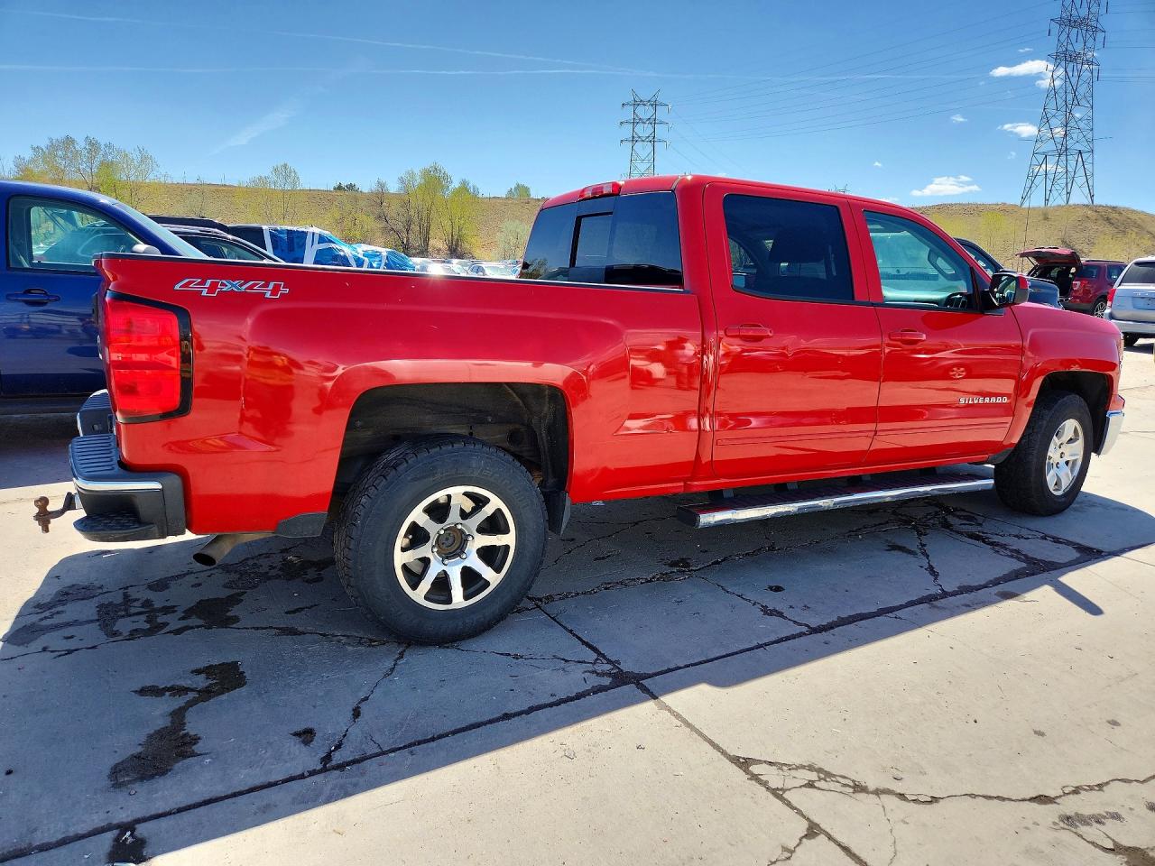2015 Chevrolet Silverado K1500 Lt Красный vin: 3GCUKREH5FG299388