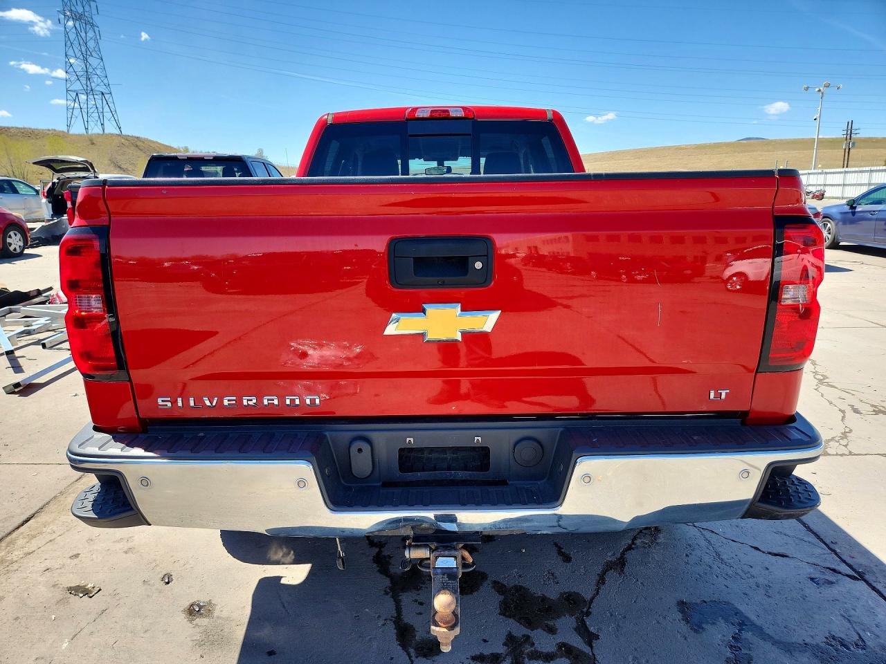 2015 Chevrolet Silverado K1500 Lt Красный vin: 3GCUKREH5FG299388