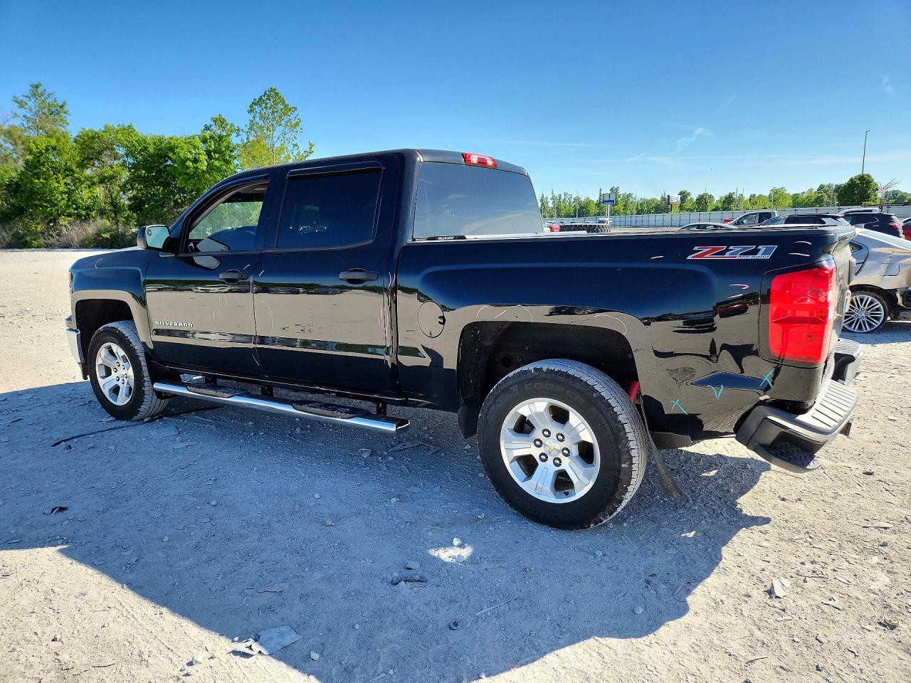 2014 Chevrolet Silverado K1500 Lt Black vin: 3GCUKREH6EG341758