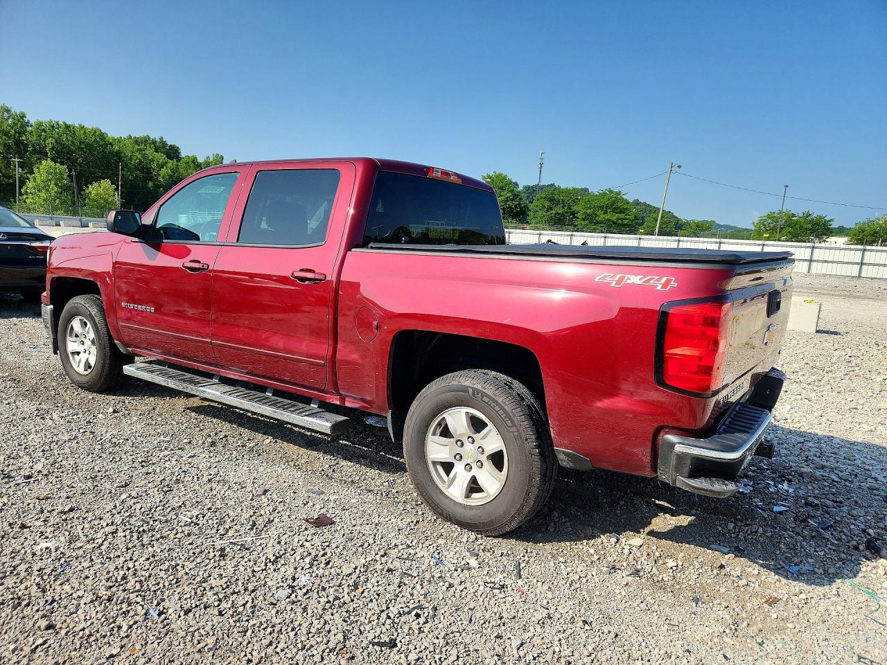 2015 Chevrolet Silverado K1500 Lt Maroon vin: 3GCUKREH6FG183648