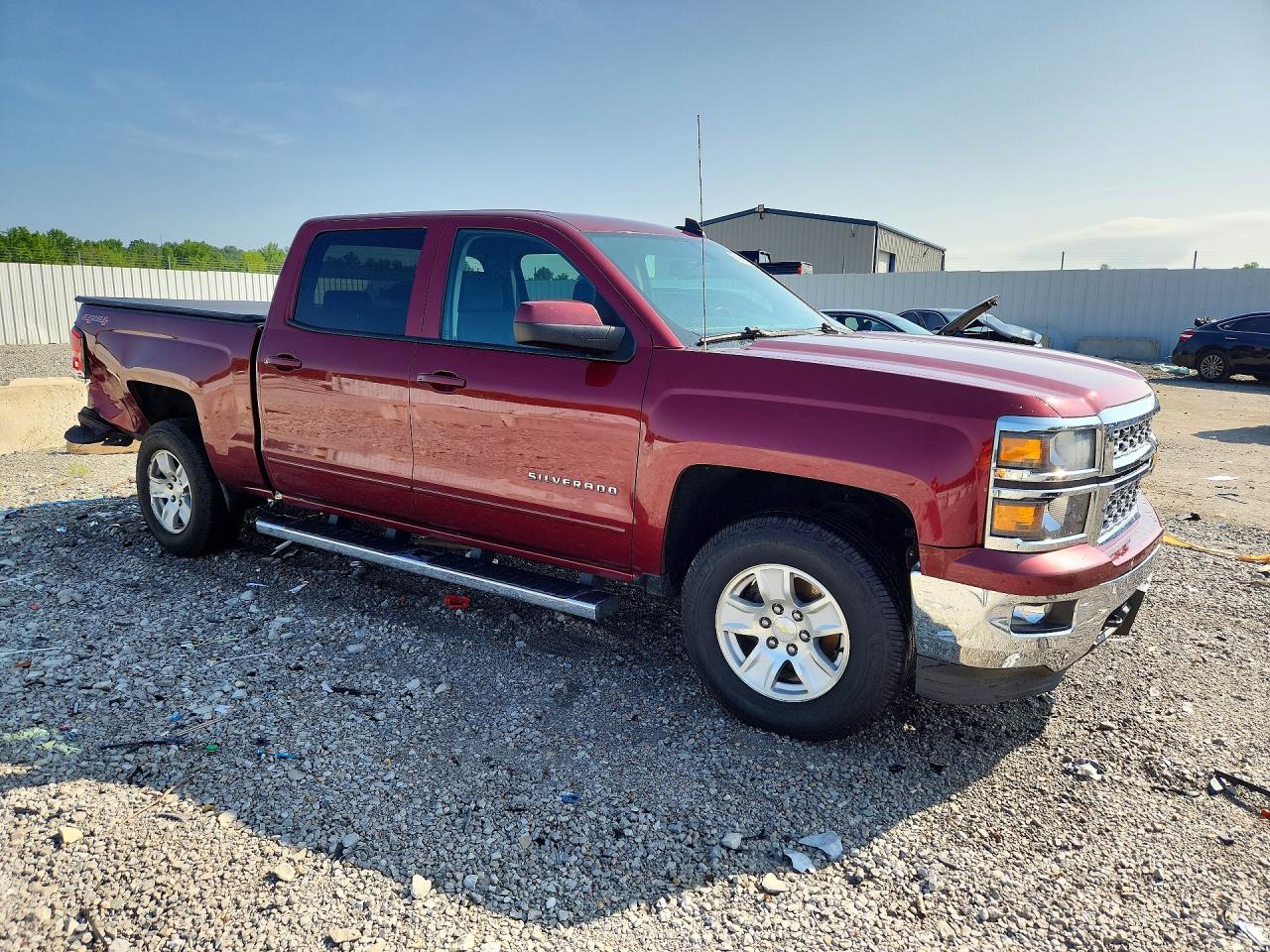2015 Chevrolet Silverado K1500 Lt Maroon vin: 3GCUKREH6FG183648