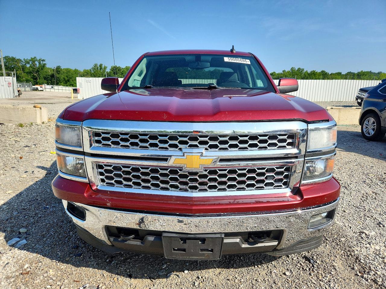 2015 Chevrolet Silverado K1500 Lt Maroon vin: 3GCUKREH6FG183648