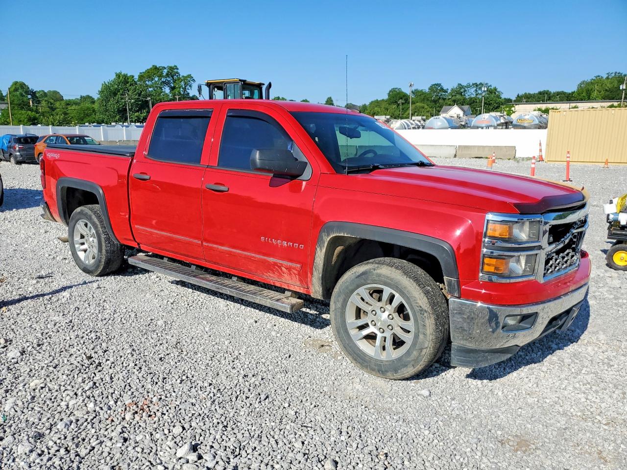 2014 Chevrolet Silverado K1500 Lt Red vin: 3GCUKREH7EG443473