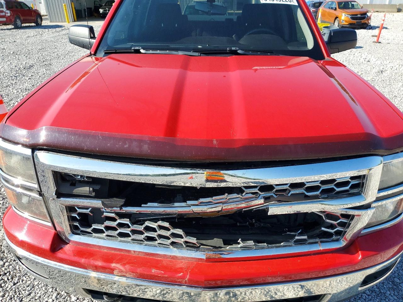 2014 Chevrolet Silverado K1500 Lt Red vin: 3GCUKREH7EG443473